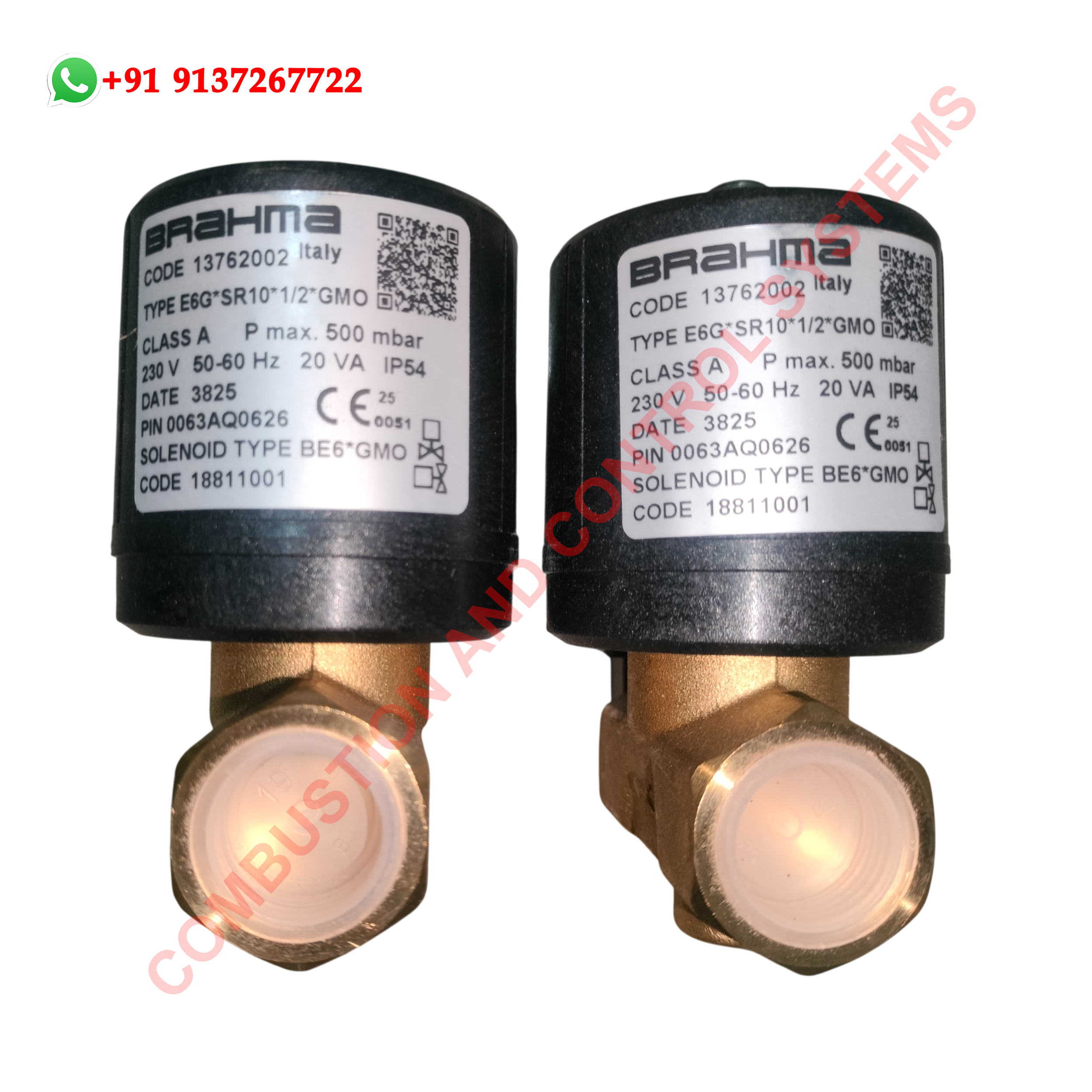 Brahma E6G SR10 Gas Valve