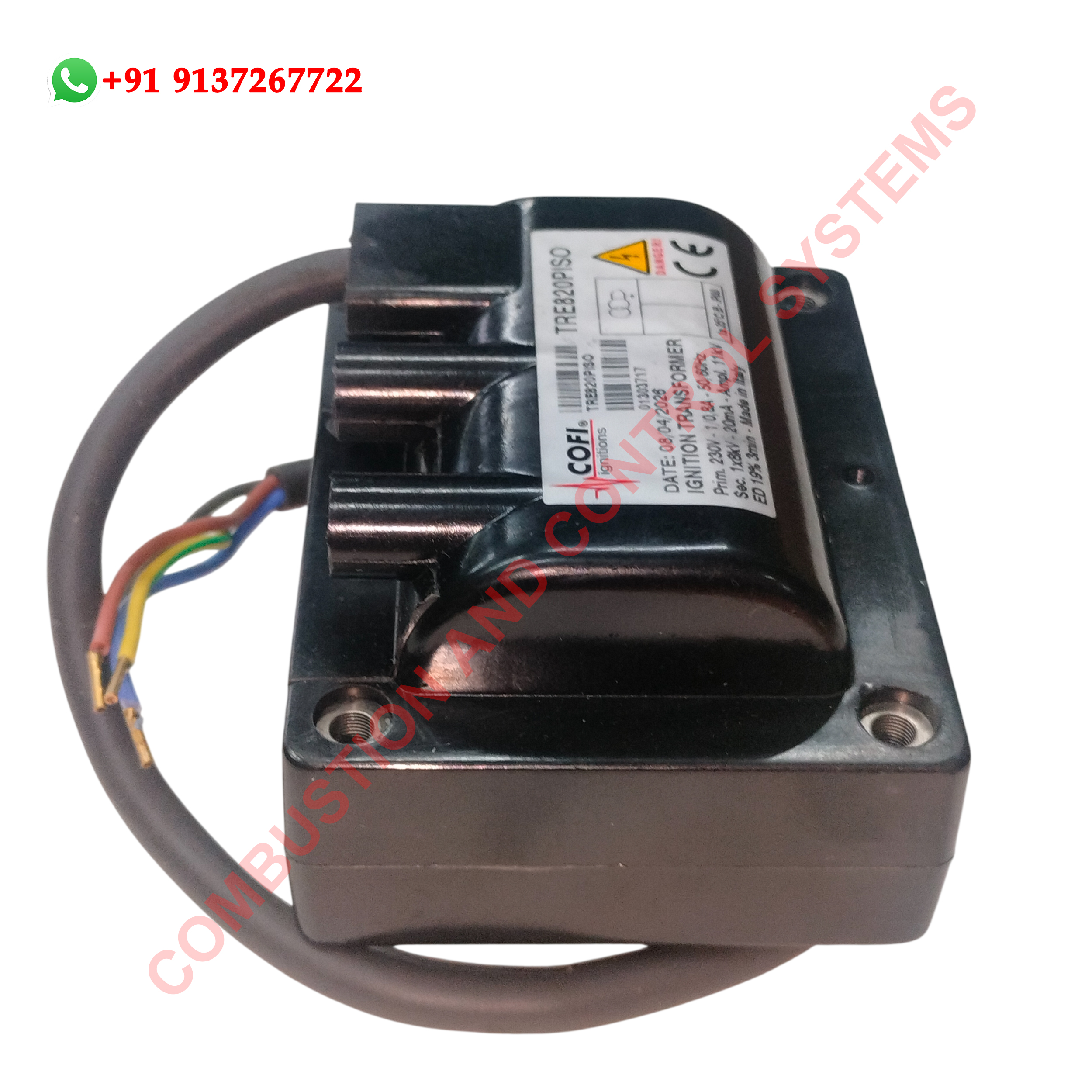 Original Cofi TRE 820 PISO ignition transformer with manufacturer packaging.jpg