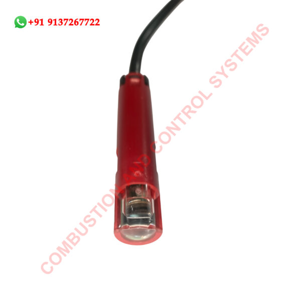 Side profile of Siemens QRB4B B050B70 flame sensor with cable.jpg